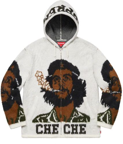 Supreme SS21 Che Hooded Zip Up Sweater