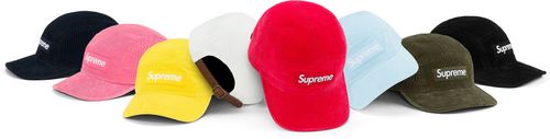 Supreme SS21 Fine Wale Corduroy Camp Cap