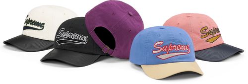 Supreme SS21 Leather Visor 6-Panel