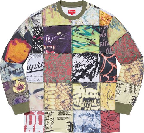 Supreme SS21 Mosaic Patchwork L:S Top
