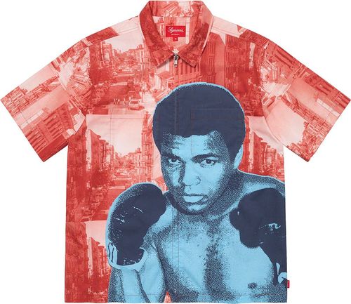 Supreme SS21 Muhammad Ali Zip Up S:S Shirt