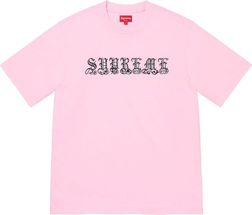 Supreme SS21 Old English Rhinestone S:S Top