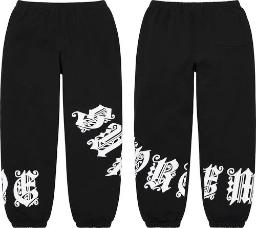 Supreme SS21 Old English Wrap Sweatpant