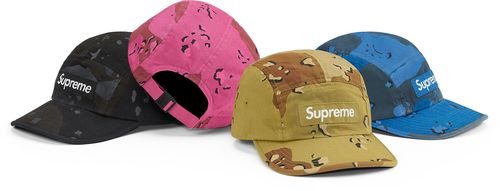 Supreme SS21 Overdyed Camo Camp Cap
