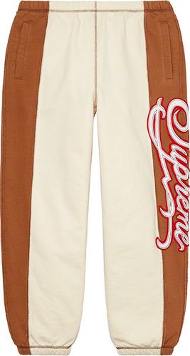 Supreme SS21 Paneled Script Sweatpant
