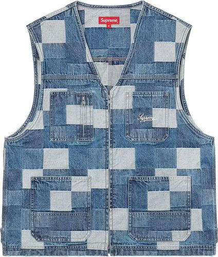 Supreme SS21 Patched Denim Vest