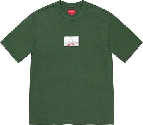 Supreme SS21 Signature Label S:S Top