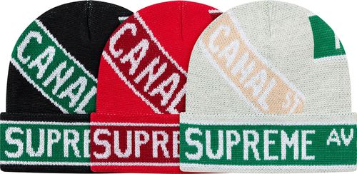 Supreme SS21 Street Signs Beanie