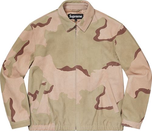 Supreme SS21 Suede Harrington Jacket