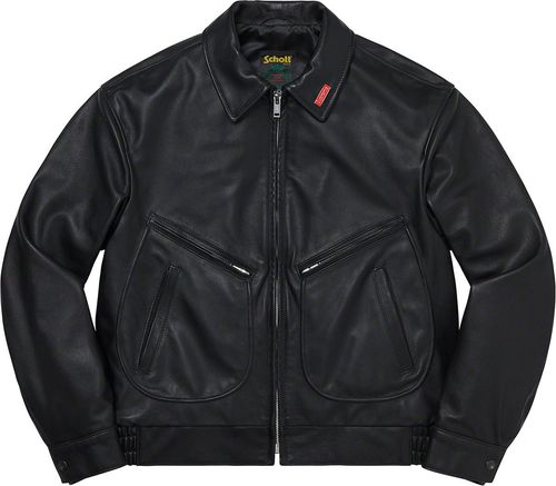 Supreme SS21 Supreme®:Schott® Leather Work Jacket