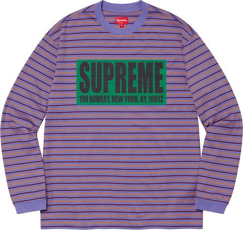 Supreme SS21 Thin Stripe L:S Top