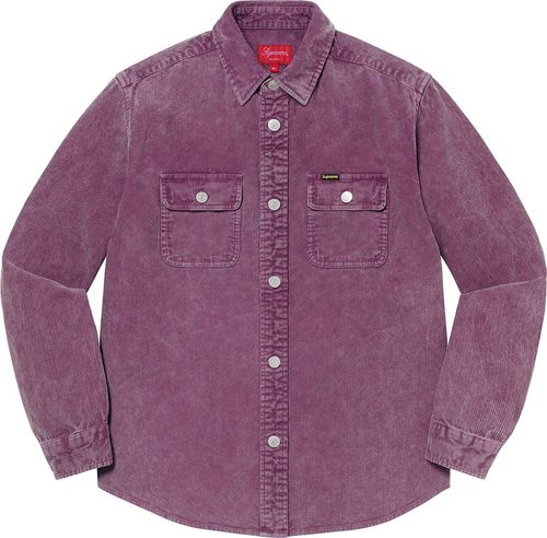 Supreme SS21 Washed Corduroy Shirt
