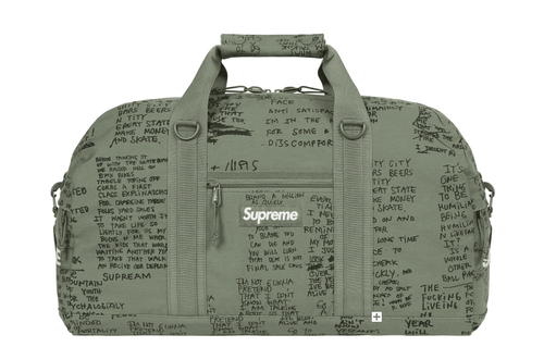 Supreme SS23 FIELD DUFFLE BAG streetwear fashion