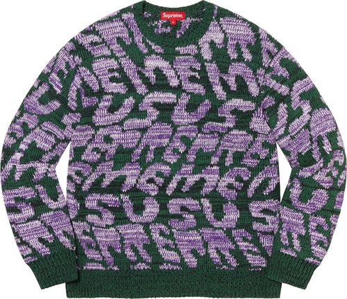 Supreme STACKED SWEATER streetwear fashion