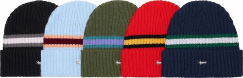 Supreme STRIPE CASHMERE BEANIE