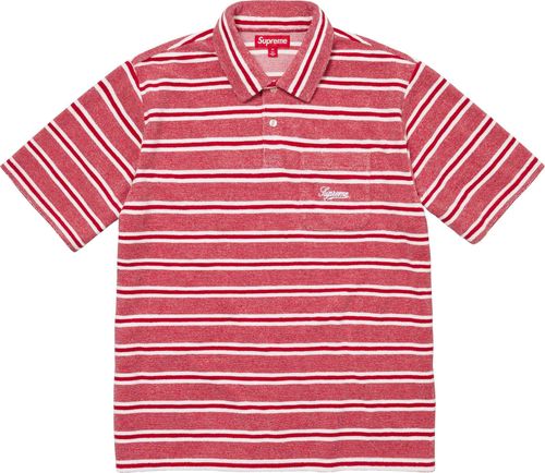 Supreme STRIPE TERRY S:S POLO