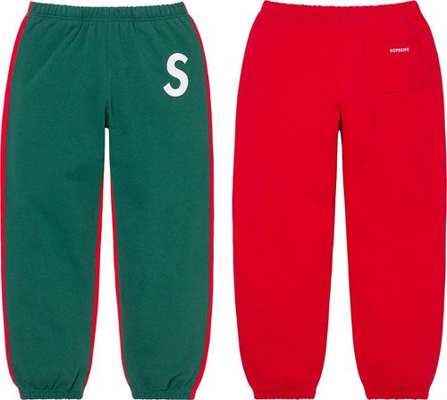 Supreme S Logo Split Sweatpant