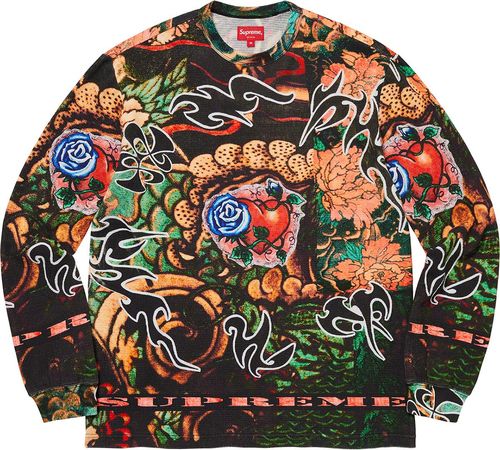 Supreme Sacred Heart Waffle L:S Top streetwear style fashion