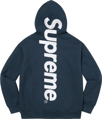 Supreme Satin Applique Hooded Sweatshirt streetwear style collab news hypebeast brand outfit