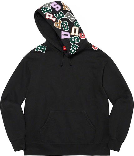Supreme Scattered Applique Hooded Sweatshirt streetwear style collab news hypebeast brand outfit