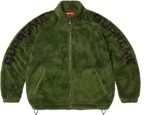 Supreme Shoulder Logo Fleece Jacket