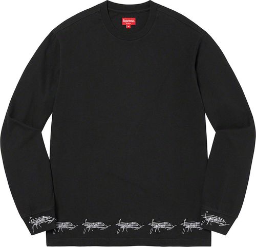 Supreme Signature LS Top streetwear fashion brand outfit style hypebeast