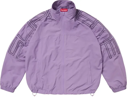 Supreme Spellout Embroidered Track Jacket