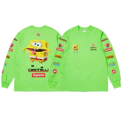 Supreme Spongebob Castelli Racing LS Tee