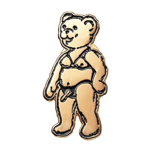 Supreme Spring Summer 2021 Gold Bear Not Sorry pin