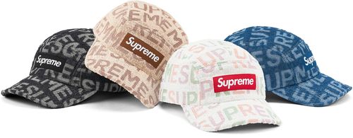 Supreme Terry Spellout Camp Cap streetwear style