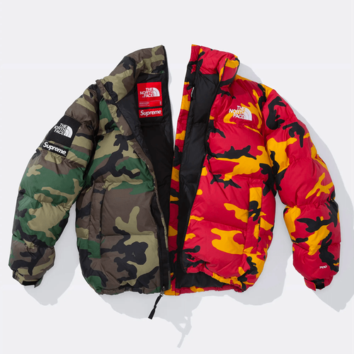 Supreme The North Face Split Nuptse Jacket