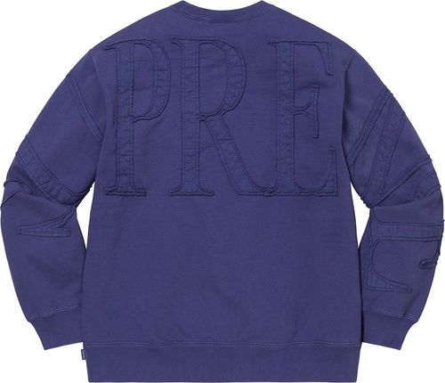 Supreme Tonal Applique Crewneck streetwear fashion