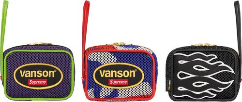 Supreme®:Vanson Leathers® Cordura® Mesh Wrist Bag