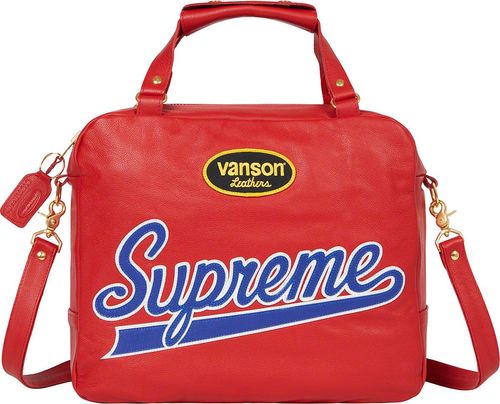 Supreme : Vanson Leathers Spider Web Bag