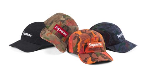Supreme WASHED CANVAS CAMP CAP SS24