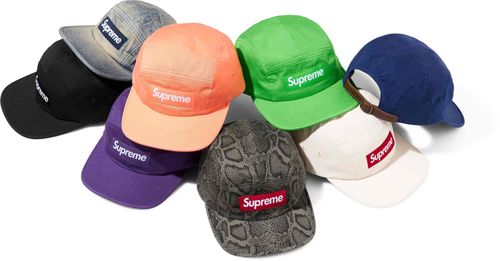 Supreme WASHED CHINO TWILL CAMP CAP