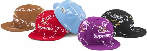 Supreme WORLDWIDE BOX LOGO NEW ERA