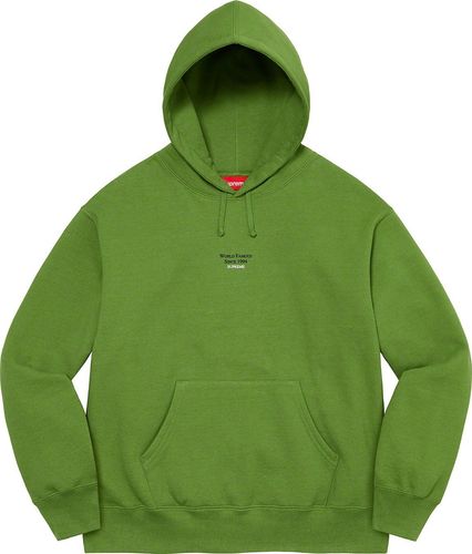 Supreme WORLD FAMOUS MICRO HOODED SWEATSHIRT streetwear fashion brand