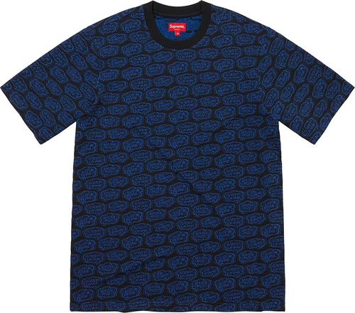 Supreme Word Bubble Jacquard S:S Top streetwear style fashion