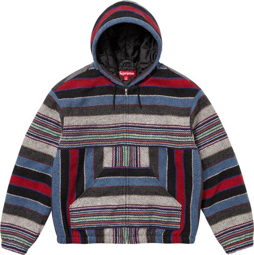 Supreme Woven Stripe Hooded Jacket