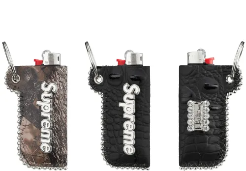 Supreme : b.b. Simon Leather Lighter Case Keychain