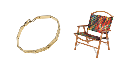 Supreme week 10 droplist retails kermit chair jacob & co jewller 14k gold bracelet header copy