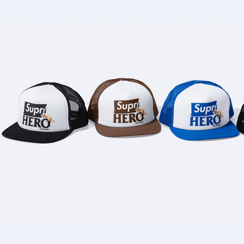 Supreme x Antihero Mesh Back 5-Panel hat streetwear fashion hype style