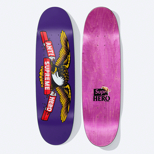 Supreme x Antihero Skateboard Deck streetwear styke fashion collab news