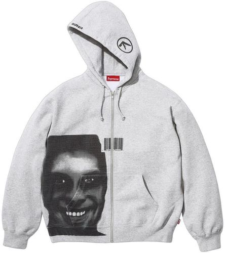 Supreme x Aphex Twin Zip Up Hooded Sweatshirt
