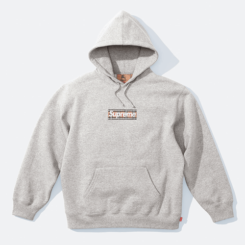 Supreme x Burberry Box Logo Hooded Sweatshirt streetwear collab news fashion