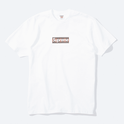 Supreme x Burberry Box Logo Tee streetwear collab news fashion t shirt