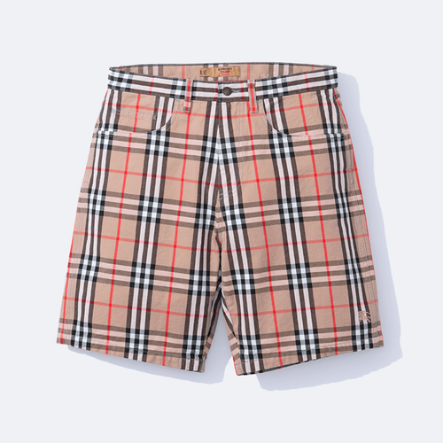 Supreme x Burberry Denim Shorts streetwear style collab news
