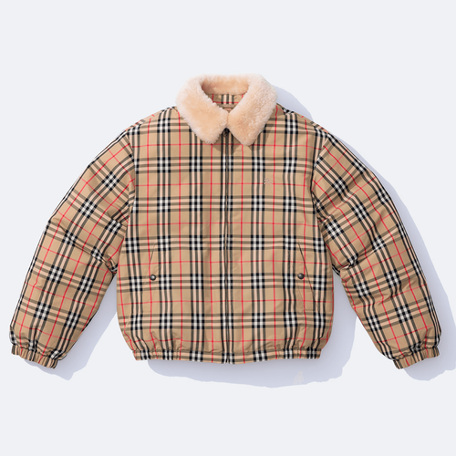 Supreme x Burberry Down Puffer Jacket streetwear style collab news info