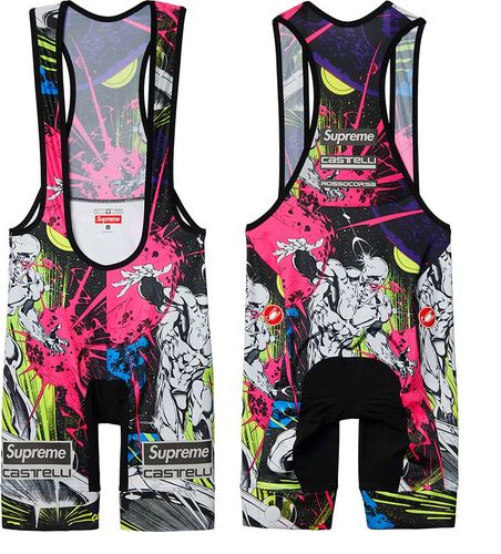 Supreme x Castelli x Silver Surfer Cycling Bib Short streetwear collab